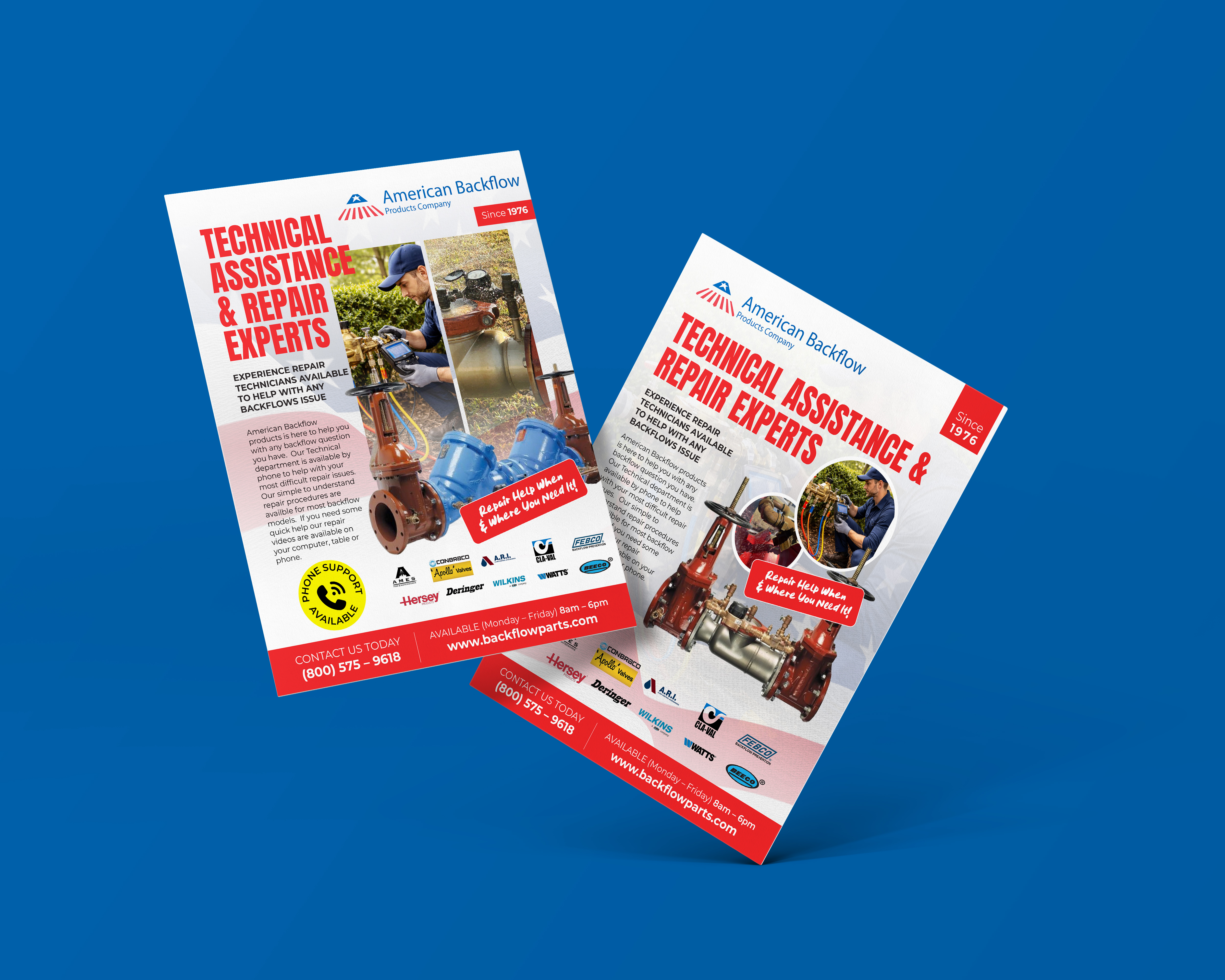 Flyer Design by Vertikus for American Backflow Products Company | Design #36943421