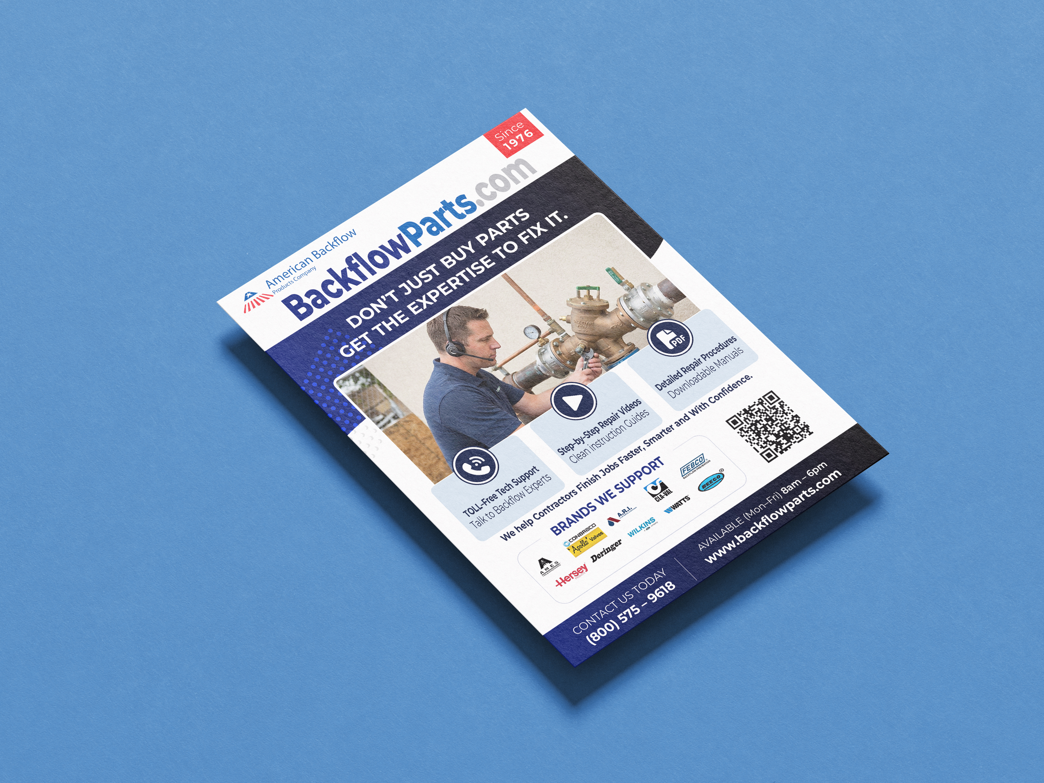 Flyer-Design von Vertikus für American Backflow Products Company | Design #36946329