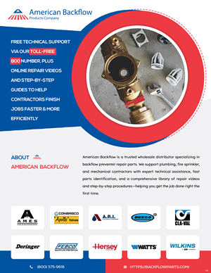 Flyer Design by pb for American Backflow Products Company | Design: #36945454