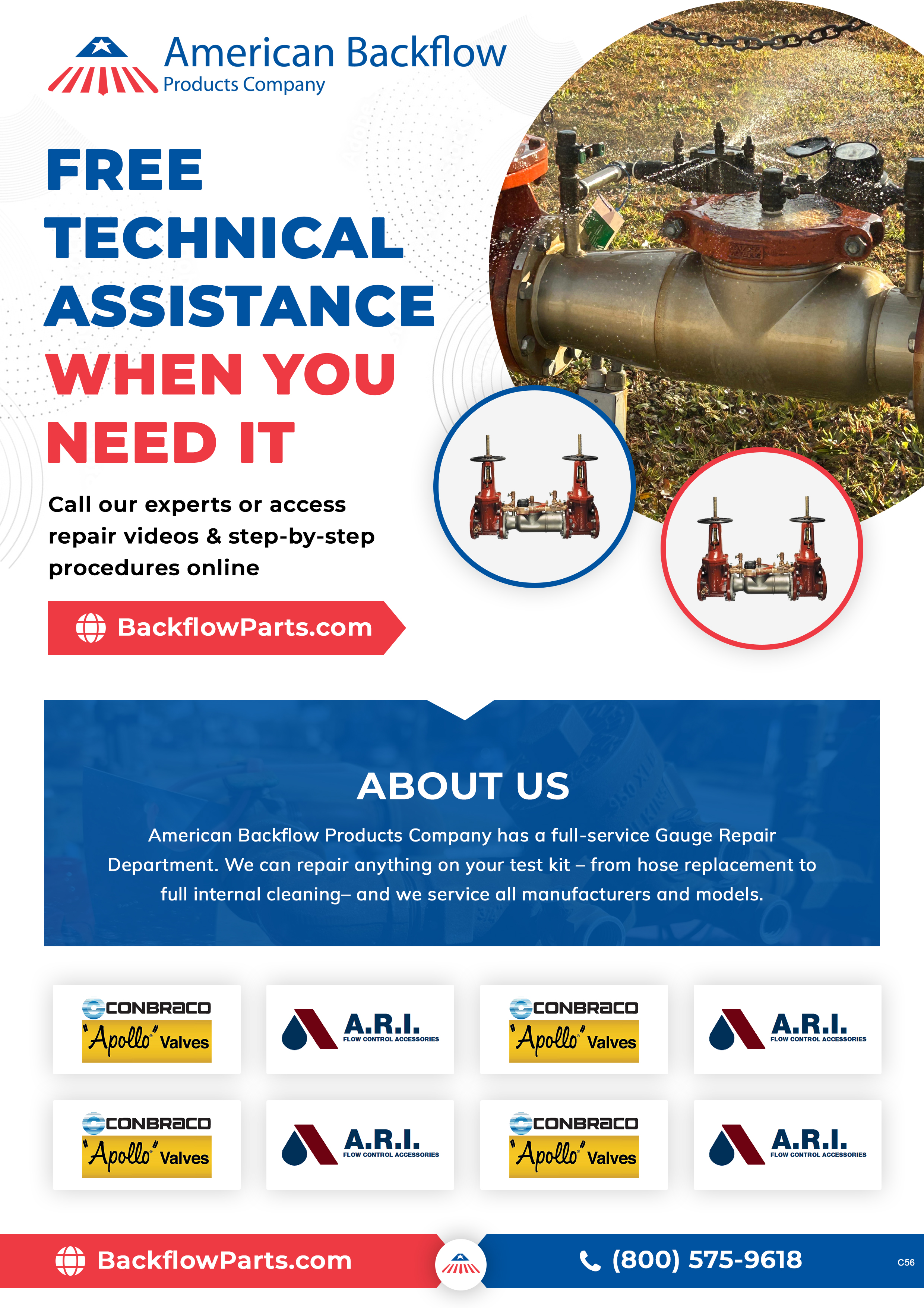 Flyer Design by pb for American Backflow Products Company | Design #36945455