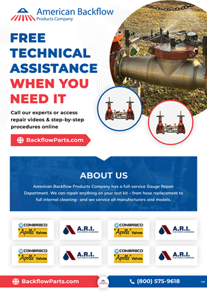 Flyer Design by pb for American Backflow Products Company | Design: #36945455