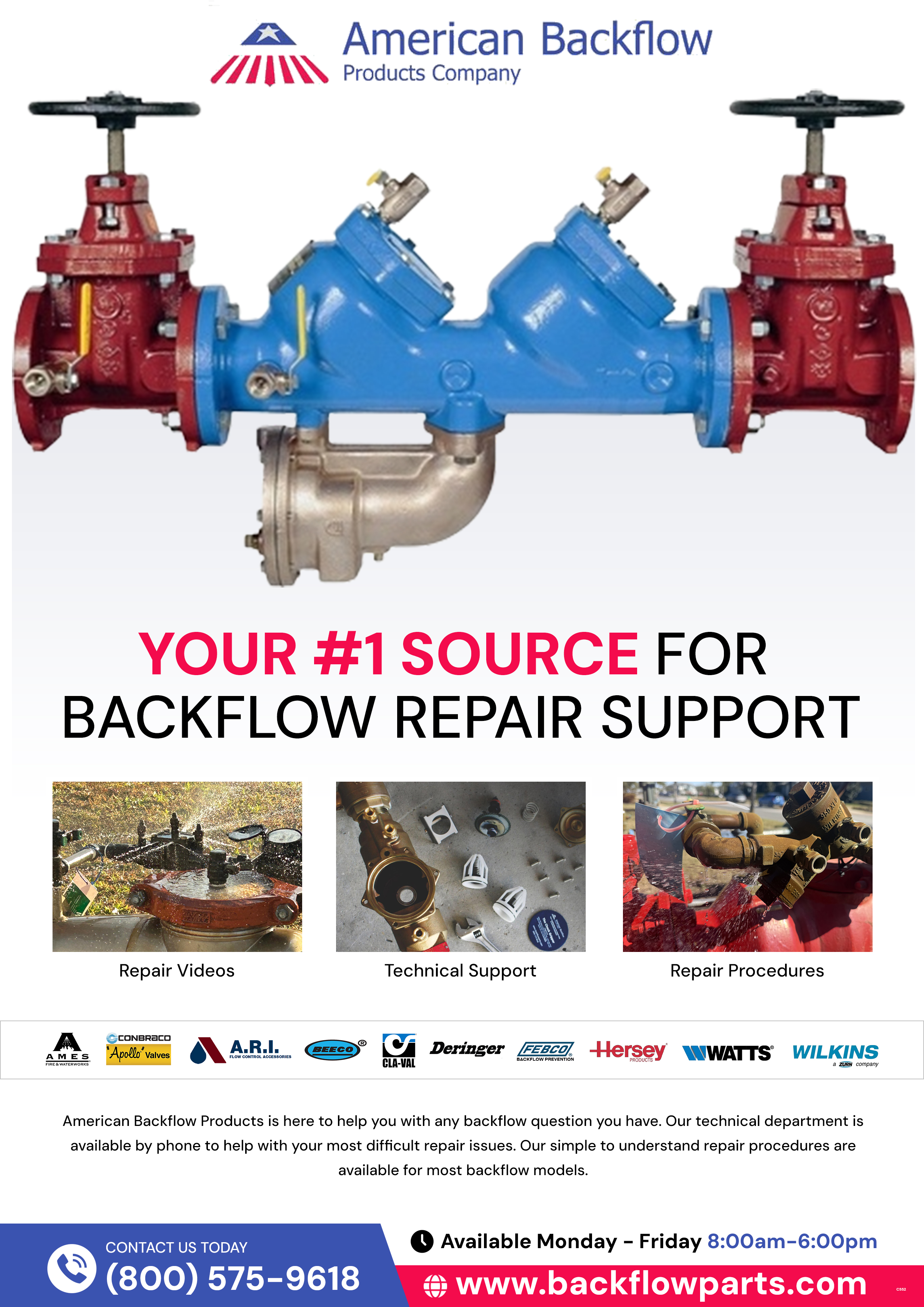 Flyer Design by pb for American Backflow Products Company | Design #36945456
