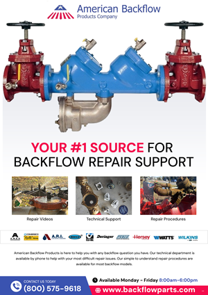Flyer Design by pb for American Backflow Products Company | Design: #36945456