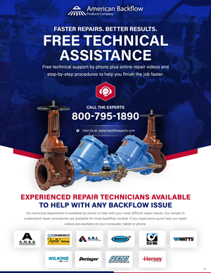 Flyer Design by pb for American Backflow Products Company | Design: #36945462