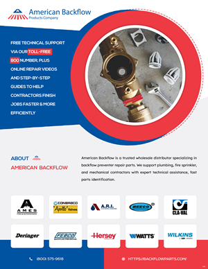 Flyer Design by pb for American Backflow Products Company | Design: #36950521