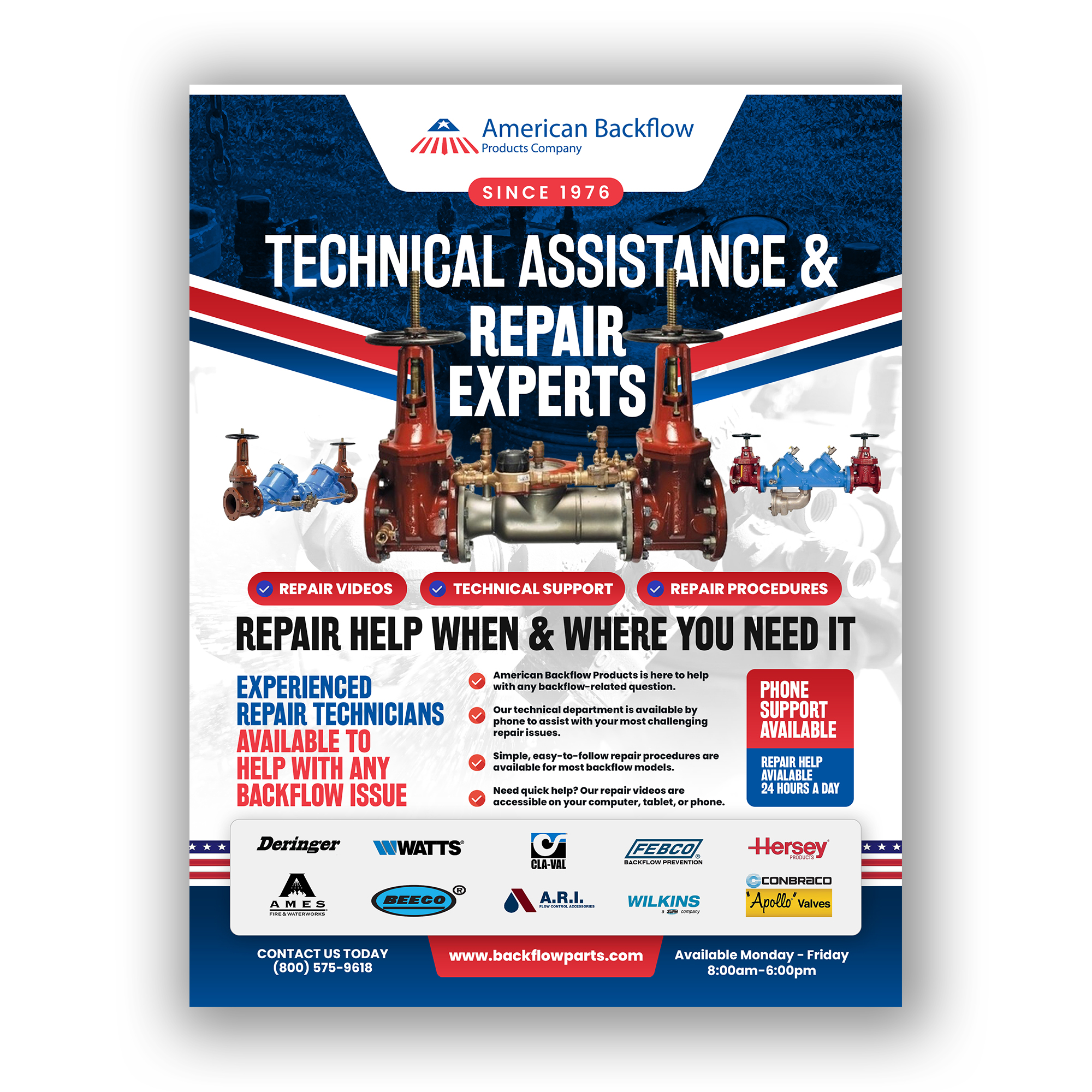 Flyer-Design von debdesign für American Backflow Products Company | Design #36944135