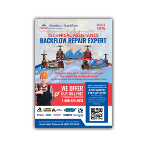 Flyer Design by pipra for American Backflow Products Company | Design #36964807