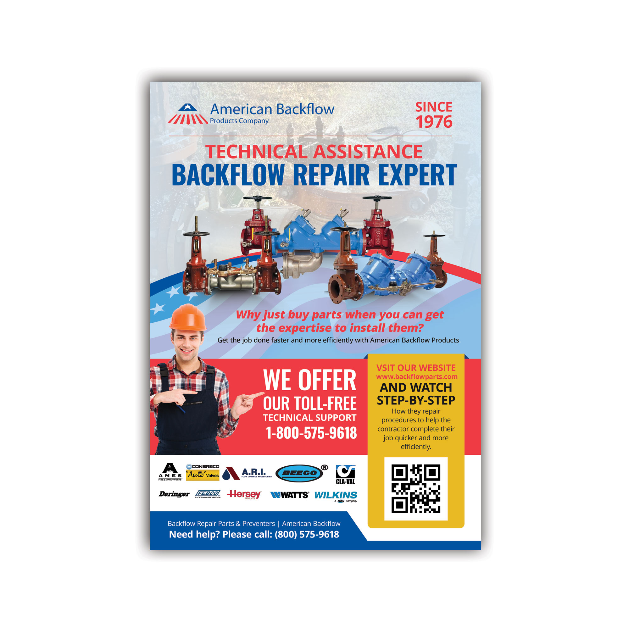 Flyer Design by pipra for American Backflow Products Company | Design #36965157