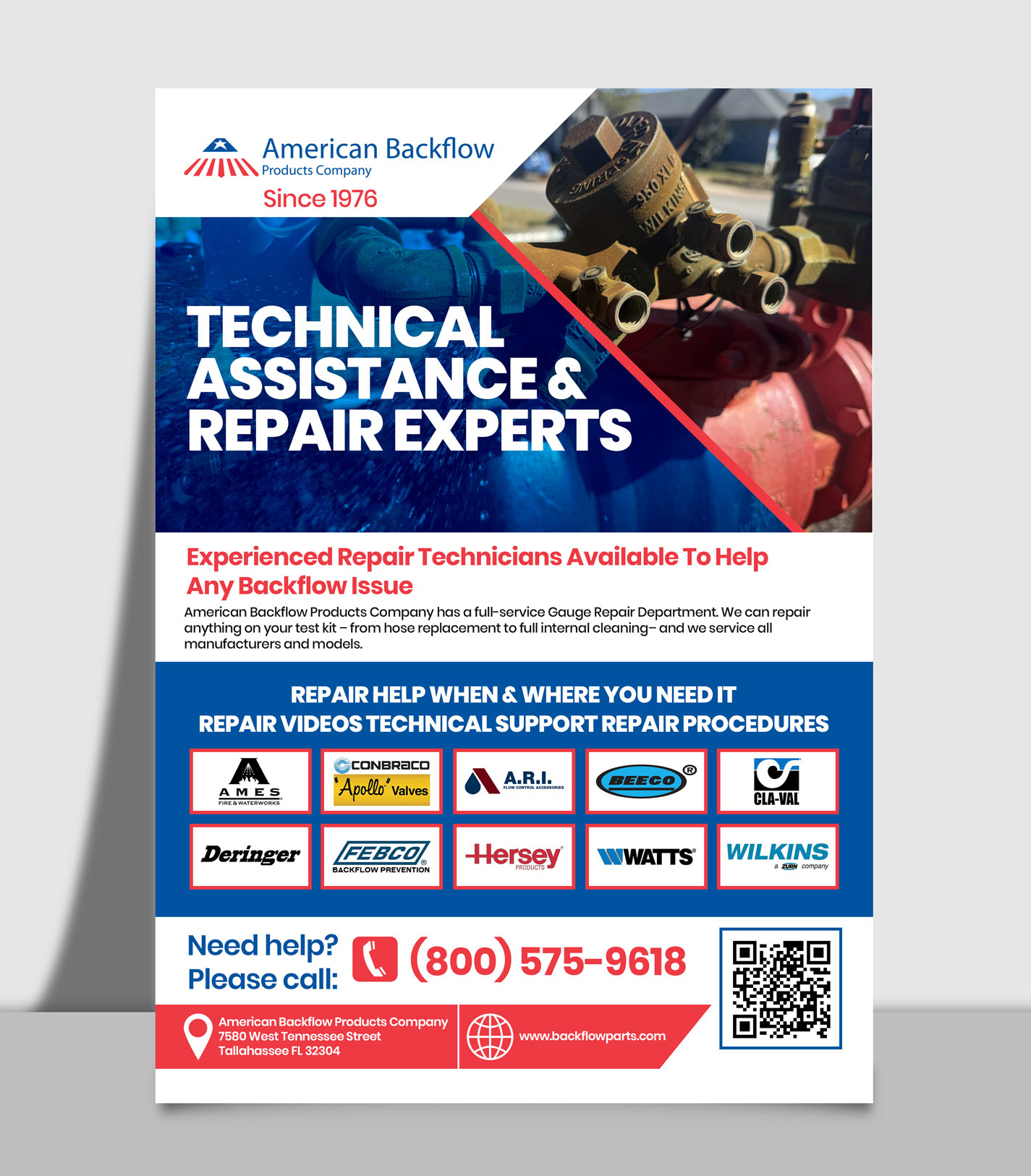 Flyer-Design von websmartusa für American Backflow Products Company | Design #36944618
