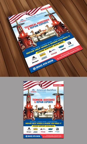 Flyer Design by websmartusa for American Backflow Products Company | Design: #36944876