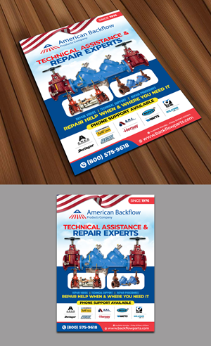 Flyer Design by websmartusa for American Backflow Products Company | Design: #36944906