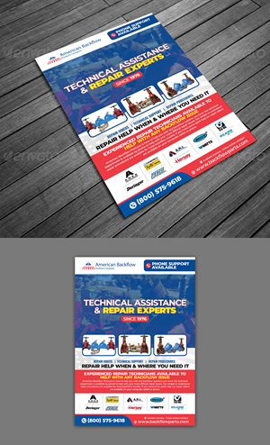 Flyer Design by websmartusa for American Backflow Products Company | Design #36949614