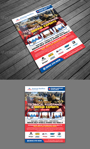 Flyer Design by websmartusa for American Backflow Products Company | Design: #36949621
