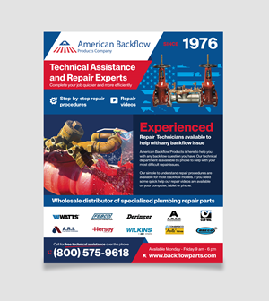 Flyer Design by saurov for American Backflow Products Company | Design: #36947716