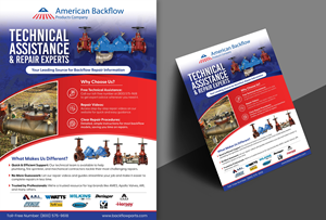 Flyer Design by Impressive Designs for American Backflow Products Company | Design #36943723