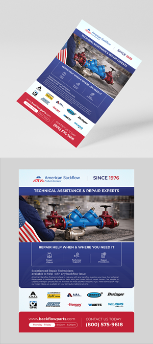 Flyer Design by vcreatived for American Backflow Products Company | Design: #36949538
