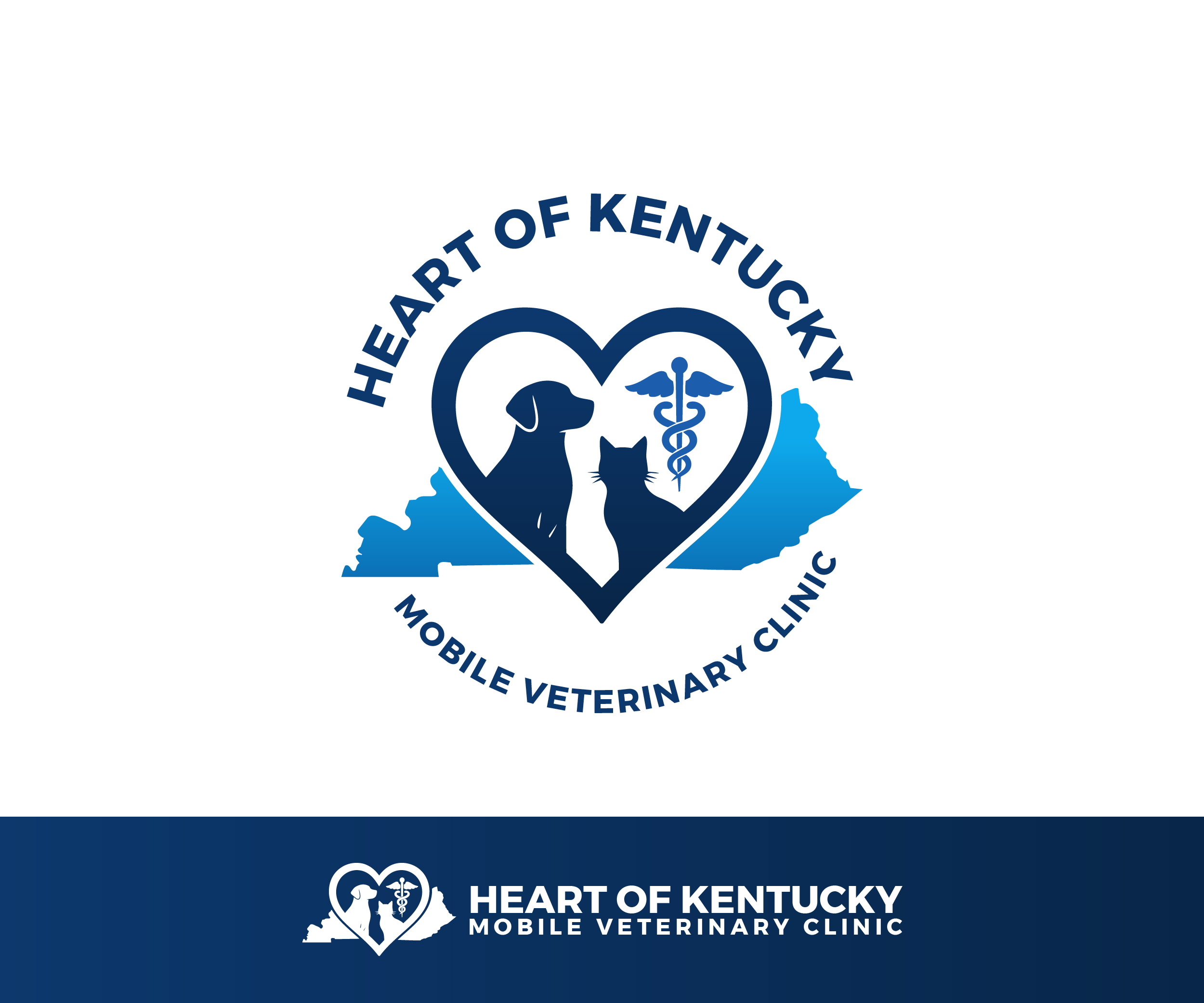 Logo Design by James J. for Heart of Kentucky Veterinary Clinic, LLC | Design #36946712