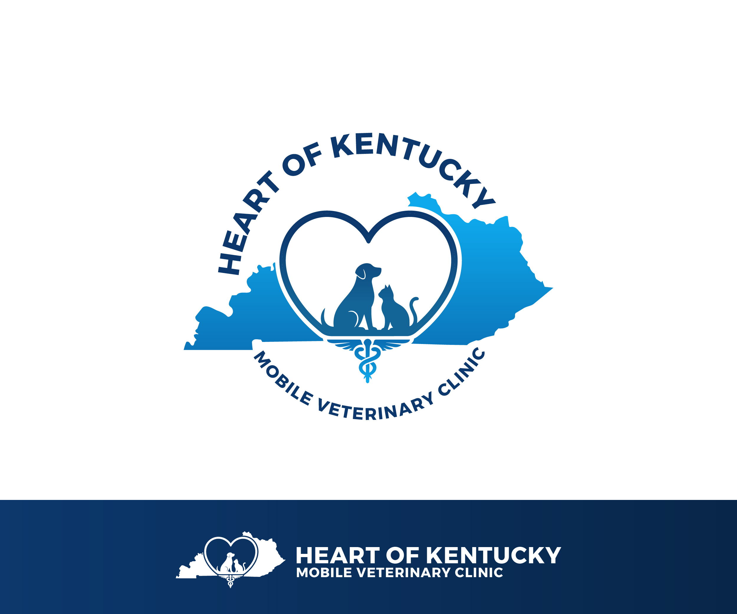 Logo Design by James J. for Heart of Kentucky Veterinary Clinic, LLC | Design #36946752