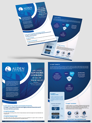 Diseño de Flyer por Talha Ahmad para Alden Advisors | Diseño: #36967748