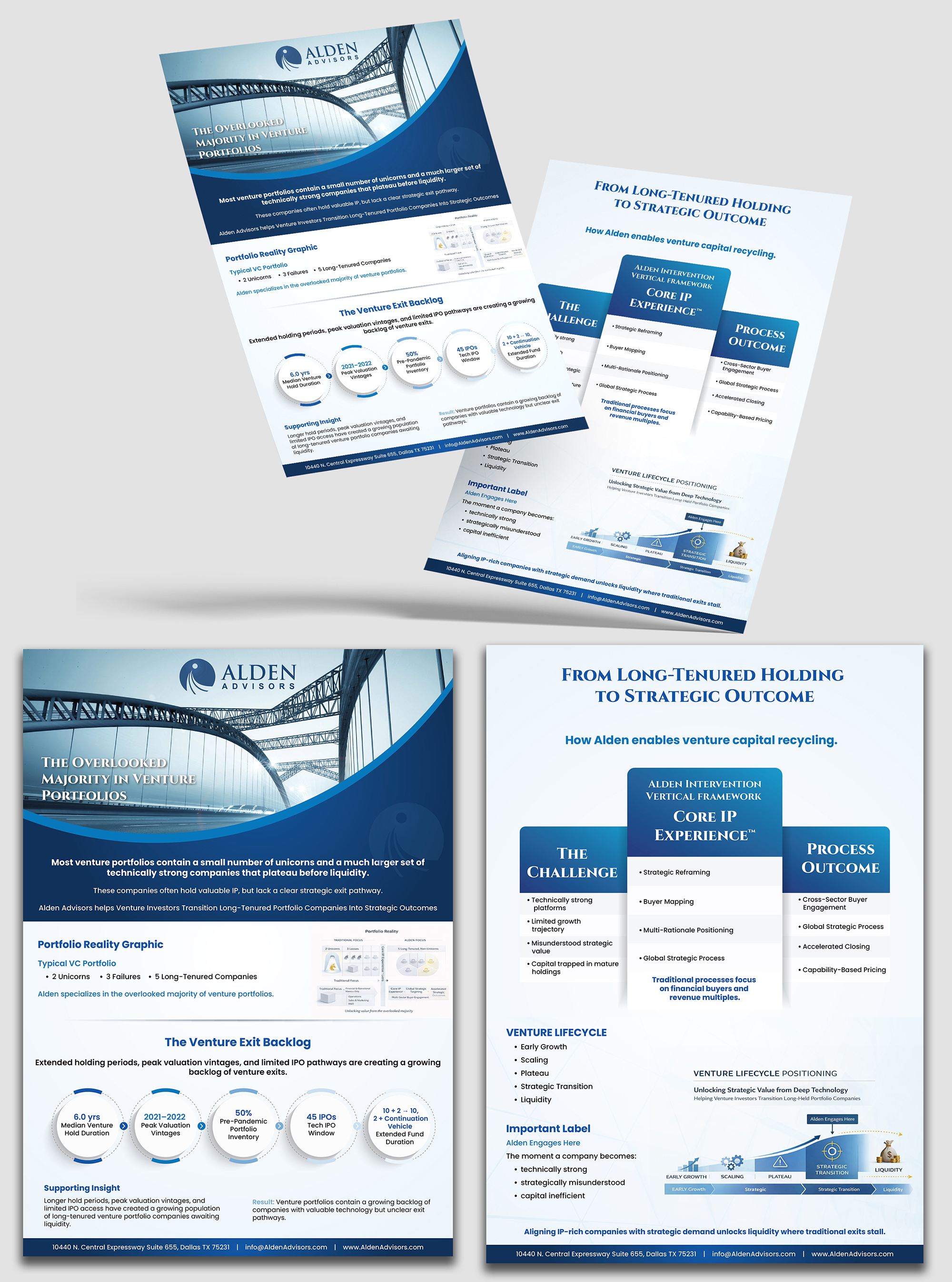 Design de Flyer par Talha Ahmad pour Alden Advisors | Design #36973104