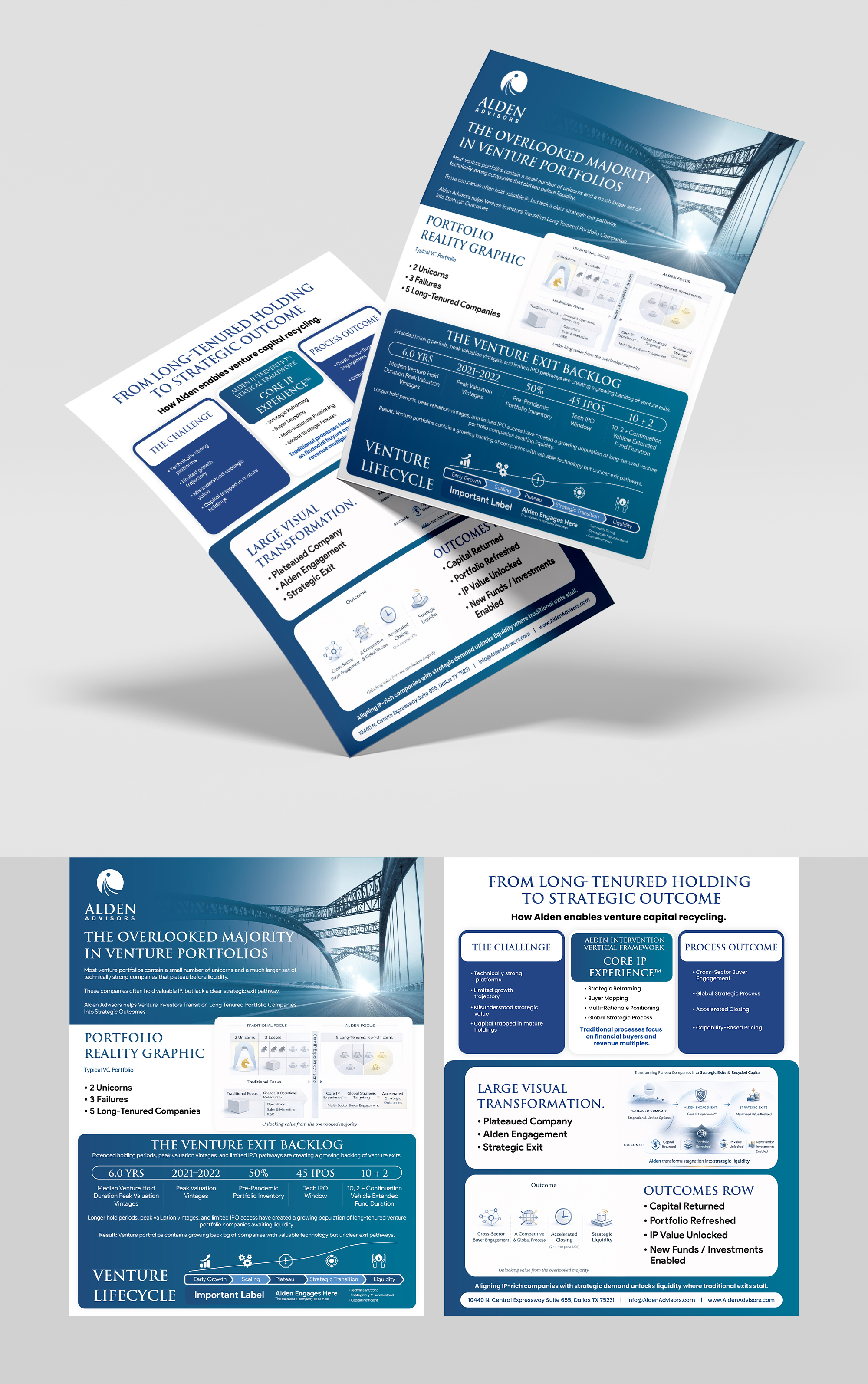 Design de Flyer par Talha Ahmad pour Alden Advisors | Design #36973237