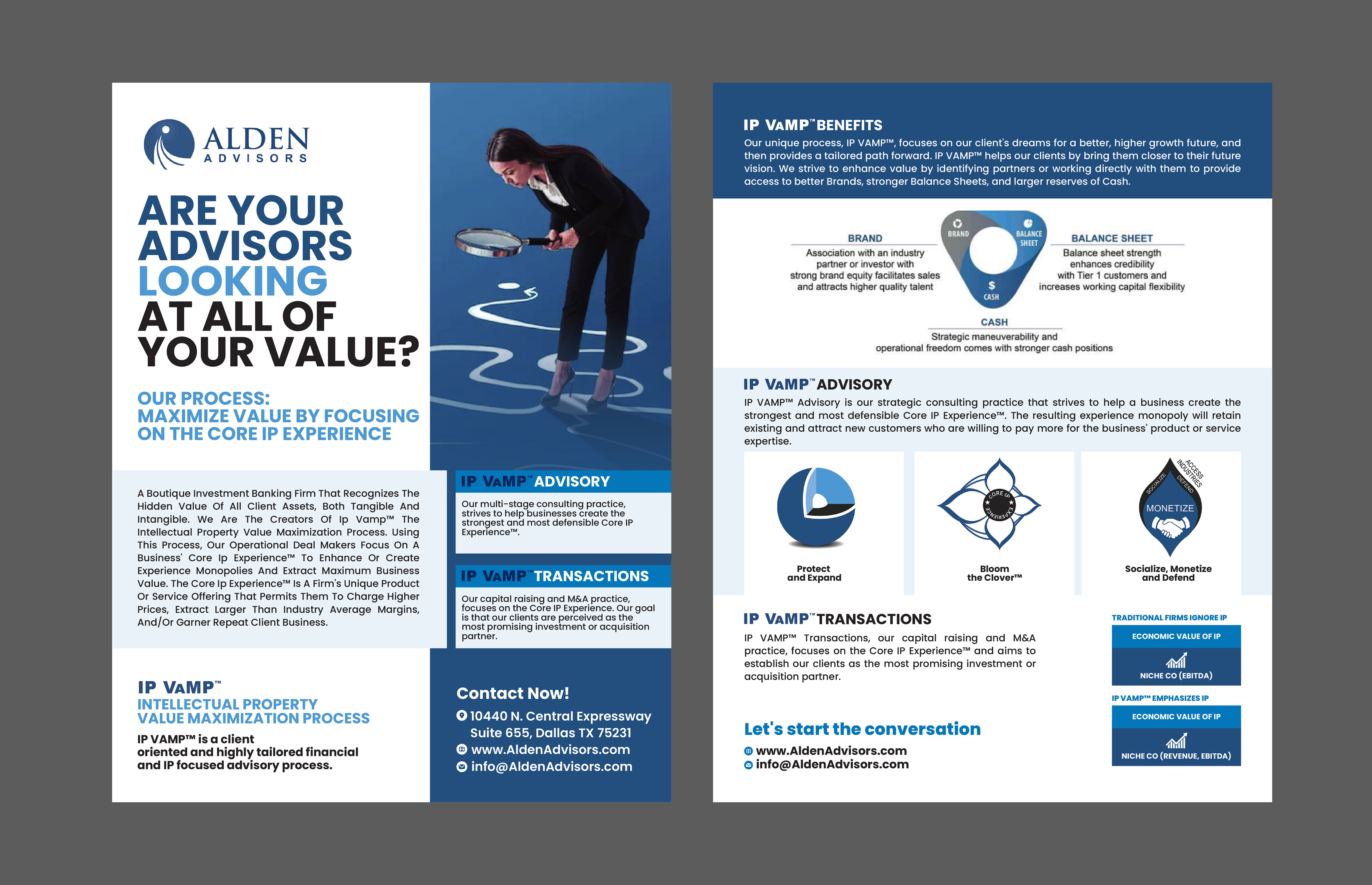 Flyer-Design von 3Guys für Alden Advisors | Design #36969233