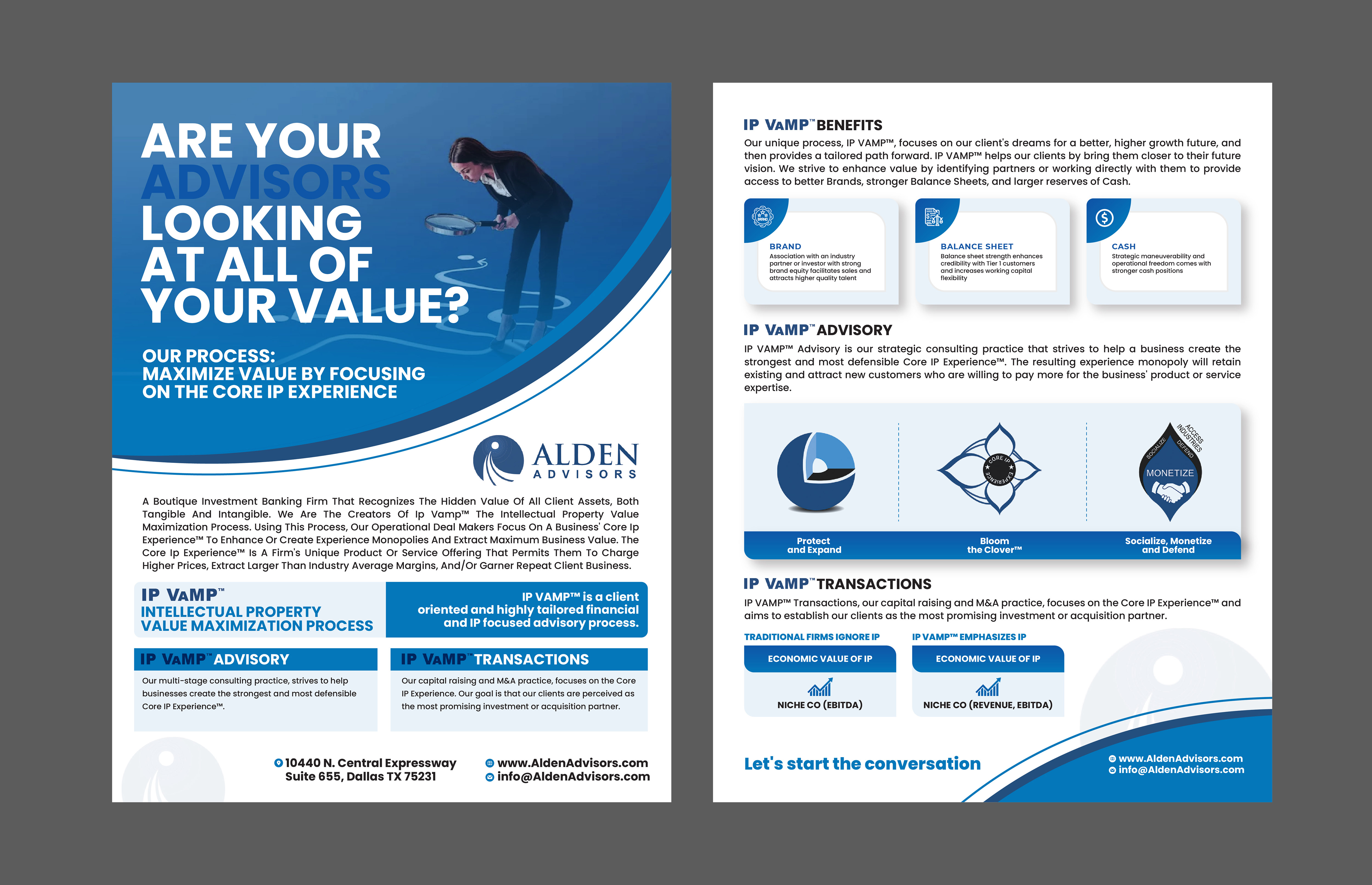 Flyer-Design von 3Guys für Alden Advisors | Design #36969234