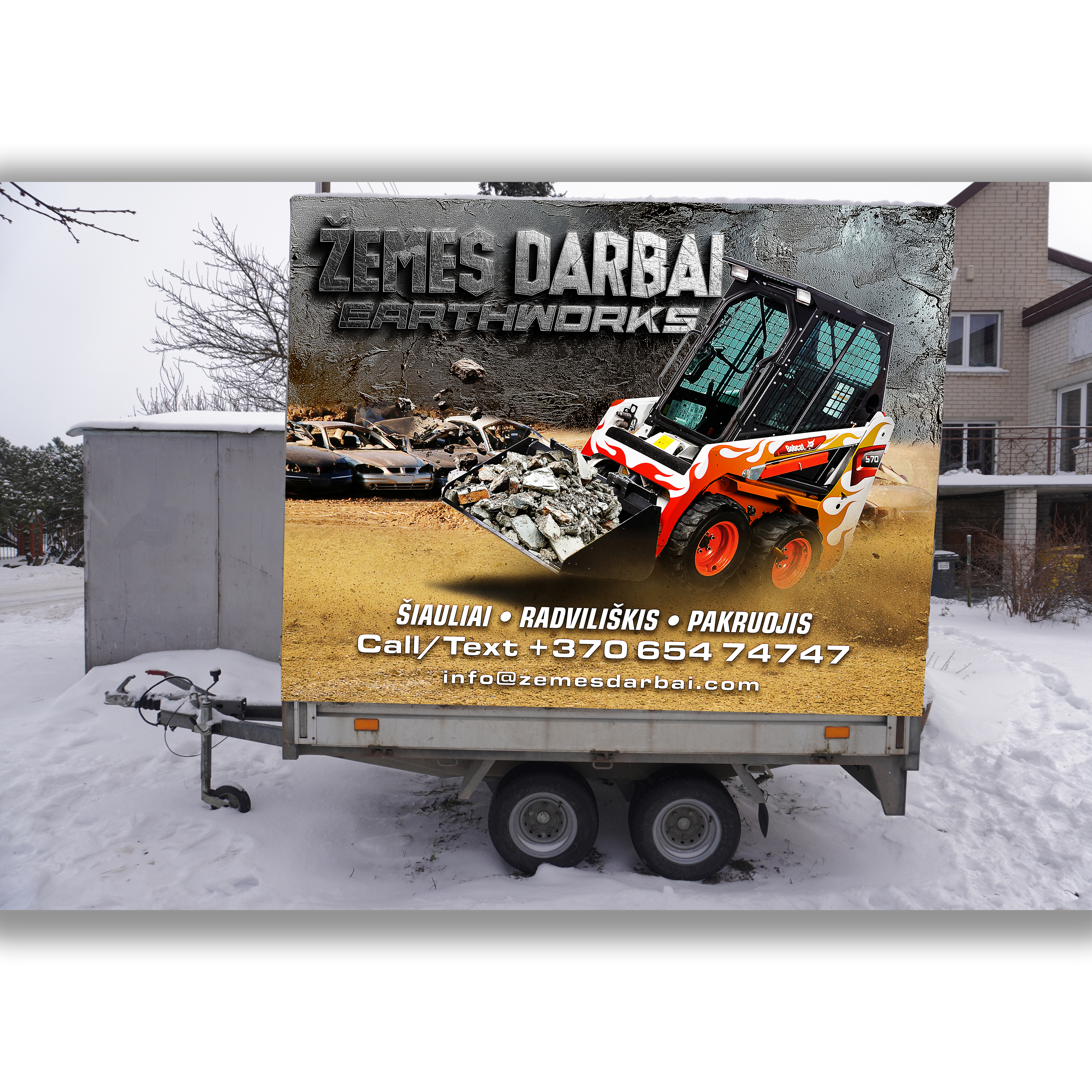 Graphic Design by QubeCorner for MB Staciunu žemes darbai | Design #36997945