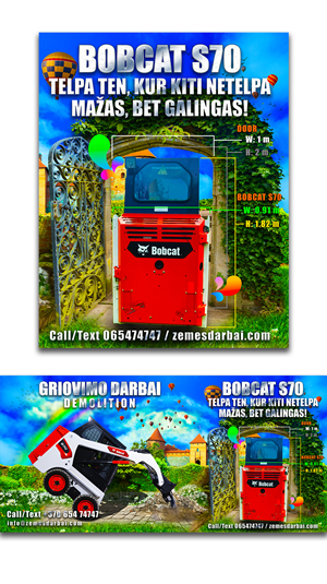 Graphic Design by QubeCorner for MB Staciunu žemes darbai | Design: #37005513