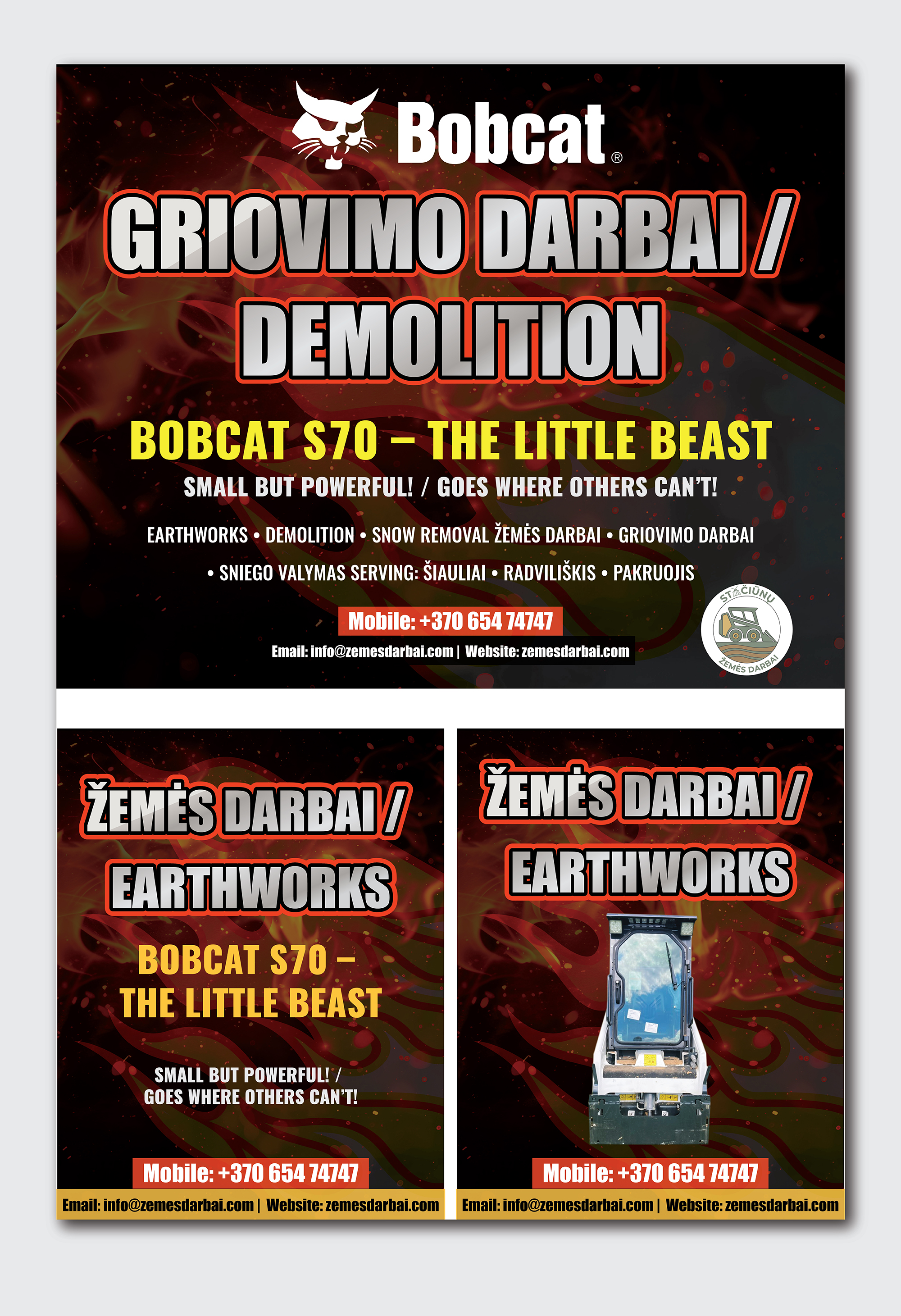 Graphic Design by Talha Ahmad for MB Staciunu žemes darbai | Design #36967327