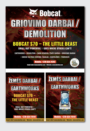 Graphic Design by Talha Ahmad for MB Staciunu žemes darbai | Design: #36967327