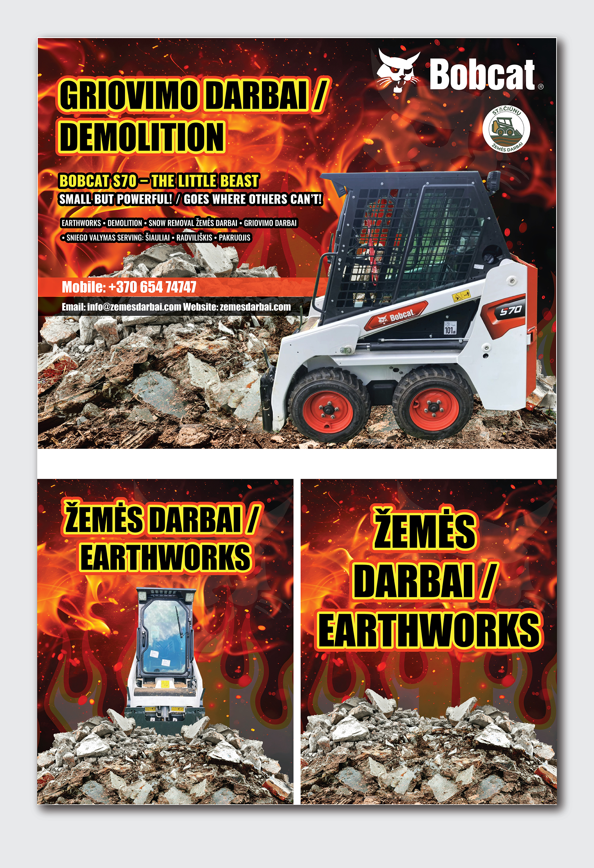 Graphic Design by Talha Ahmad for MB Staciunu žemes darbai | Design #36967328