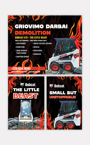 Graphic Design by Talha Ahmad for MB Staciunu žemes darbai | Design: #36968041