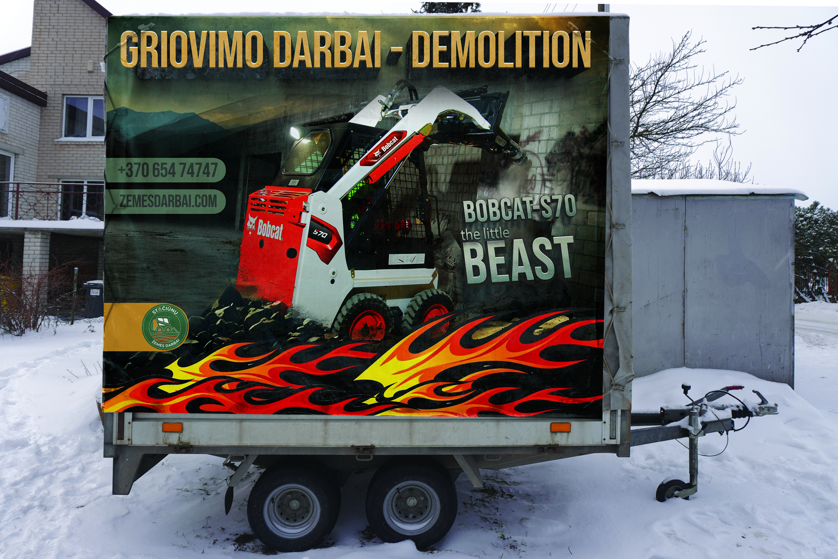 Graphic Design by AZ_Studio for MB Staciunu žemes darbai | Design #36967509