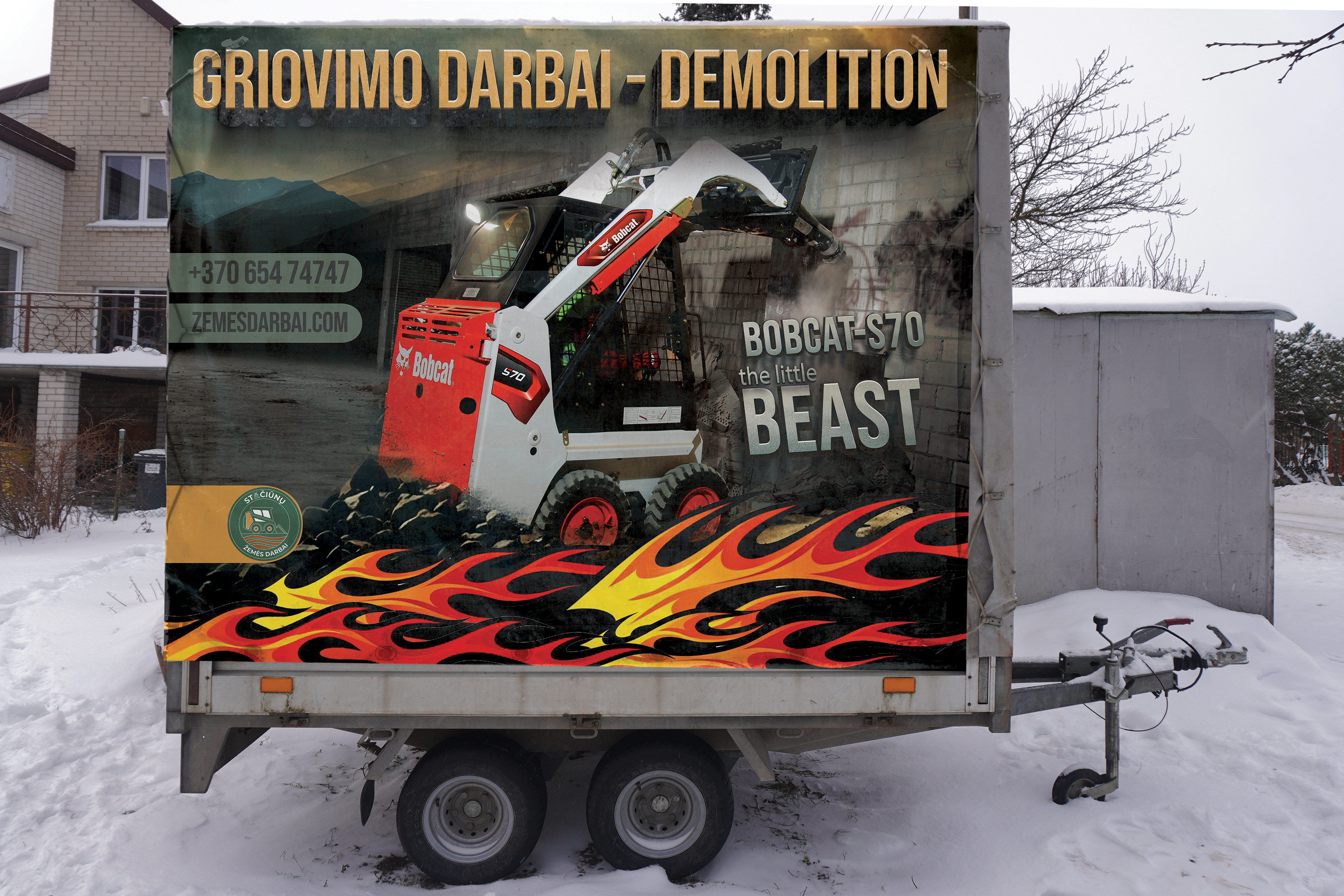 Graphic Design by AZ_Studio for MB Staciunu žemes darbai | Design #36967513