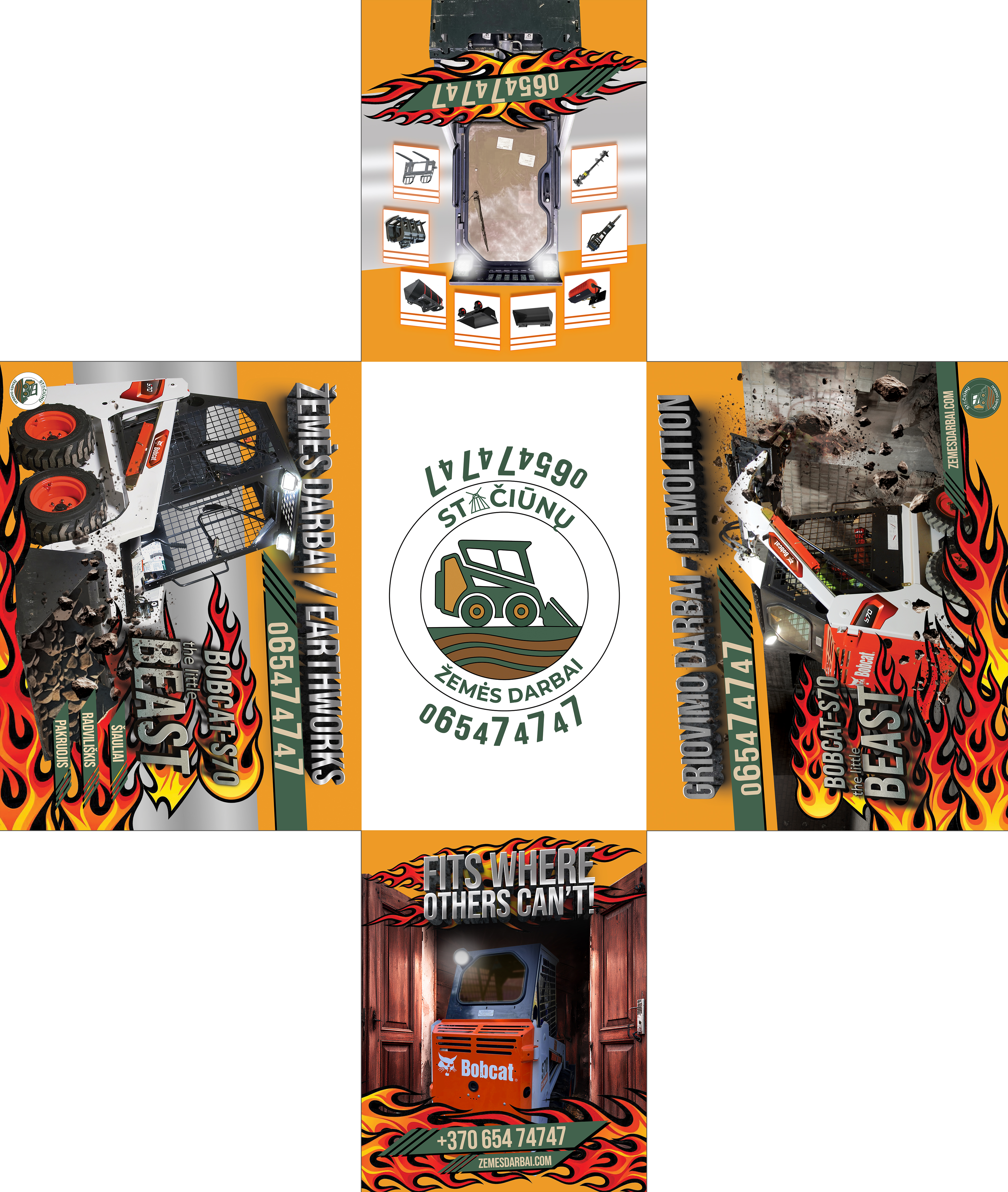 Graphic Design by AZ_Studio for MB Staciunu žemes darbai | Design #36983001