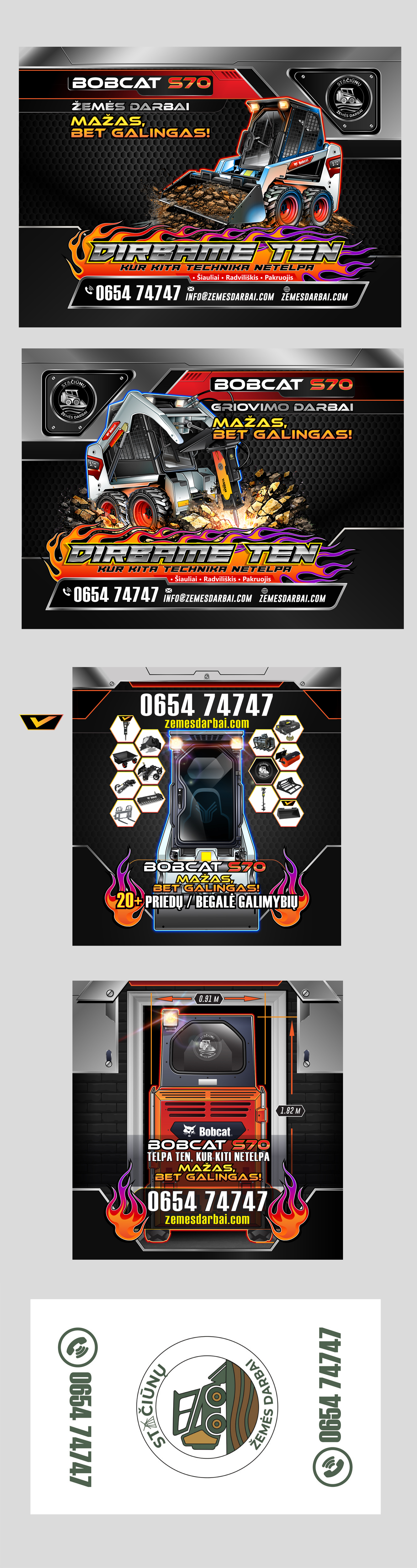 Graphic Design by icirotrisna for MB Staciunu žemes darbai | Design: #37069497