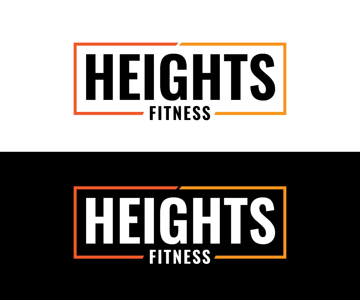 Logo Design by Adi Graphics for the heights fitness | Design #36954723