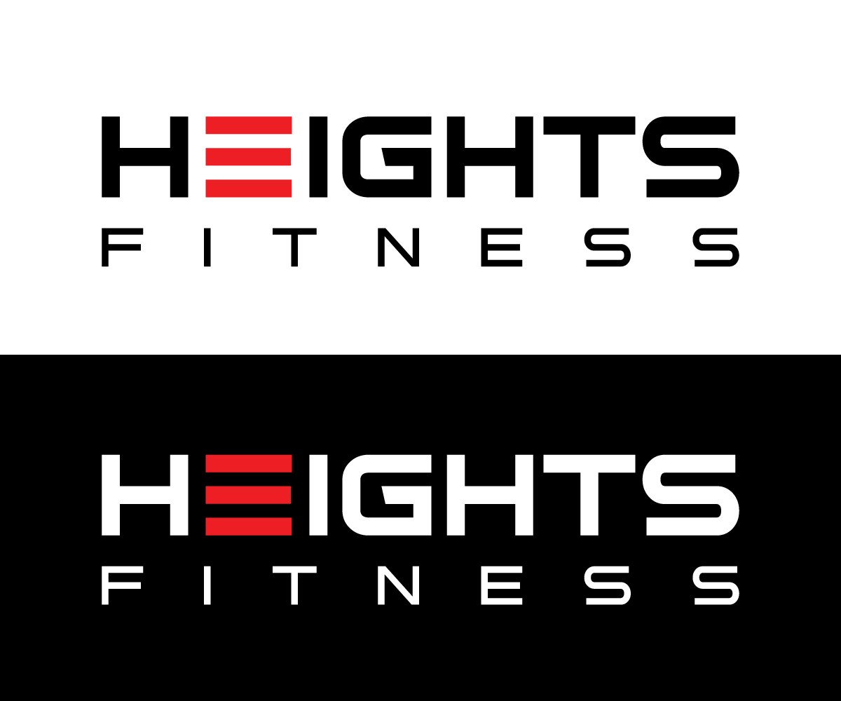 Logo Design by Adi Graphics for the heights fitness | Design #36954724