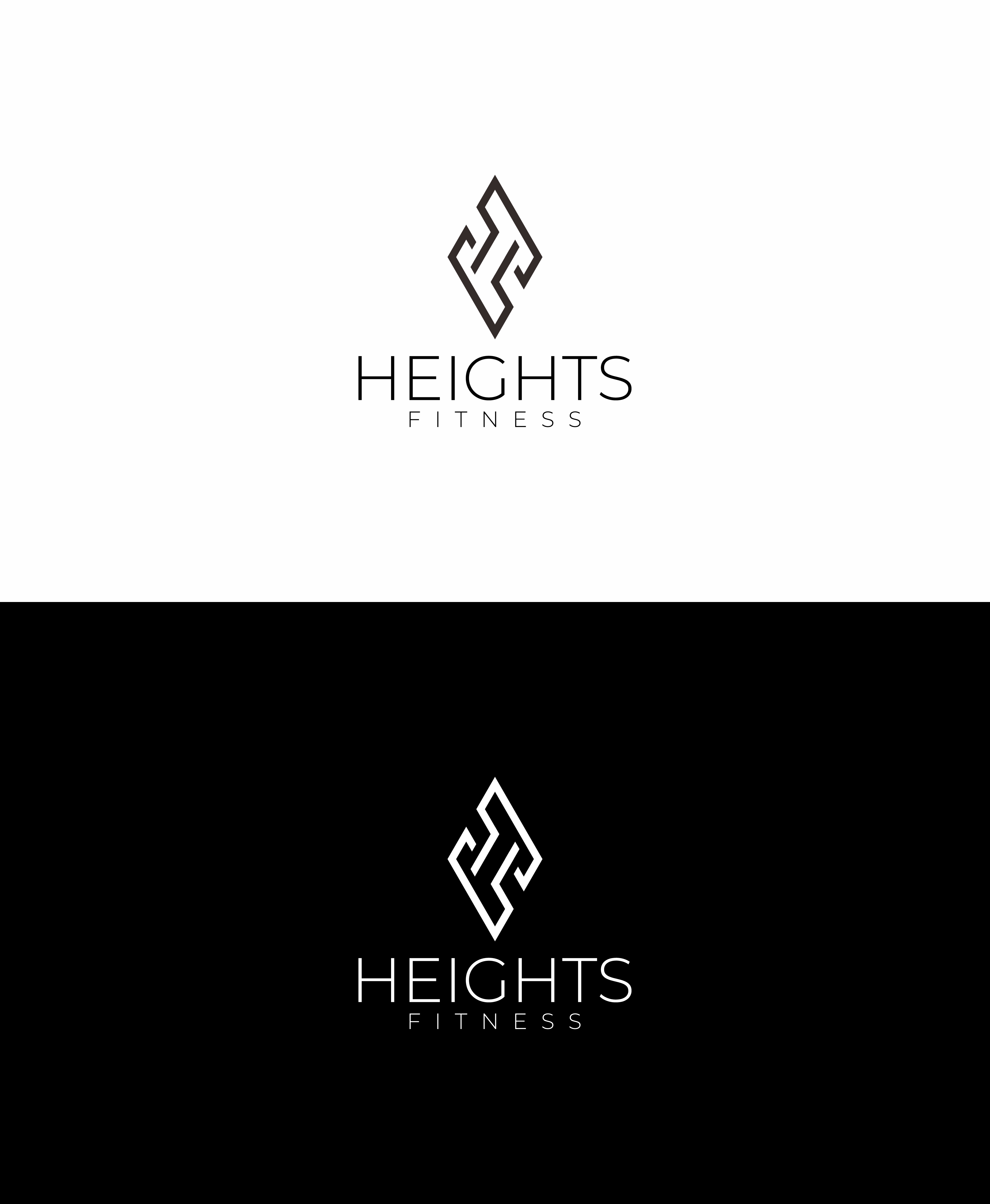 Logo Design by big daddy bojat for the heights fitness | Design #36989559