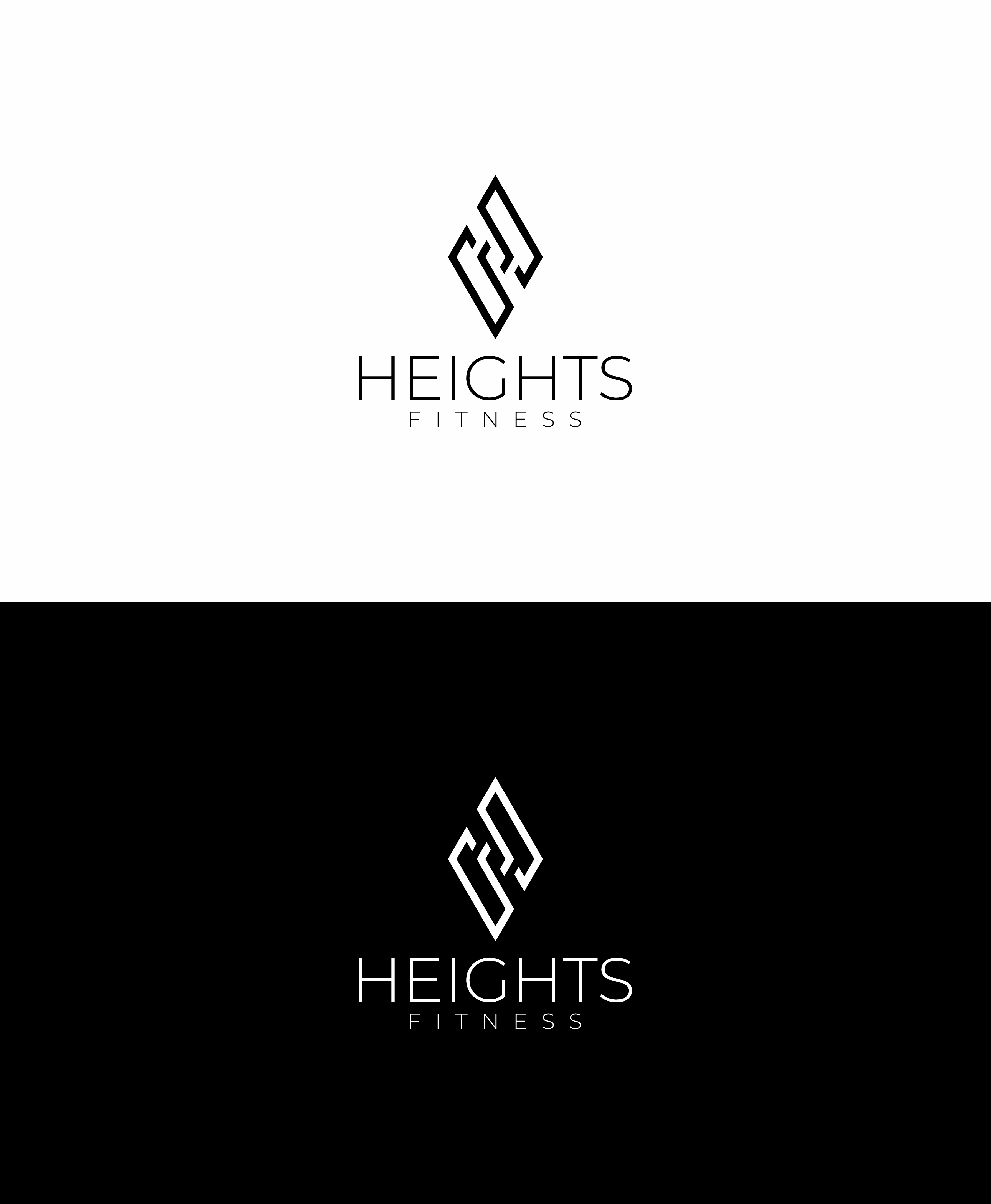 Logo Design by big daddy bojat for the heights fitness | Design #36989560