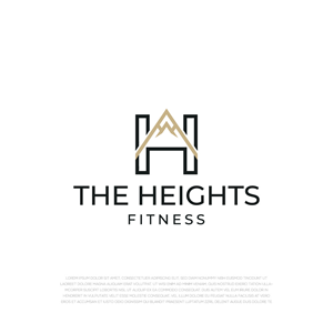 Logo Design by LogoEon for the heights fitness | Design: #36956089