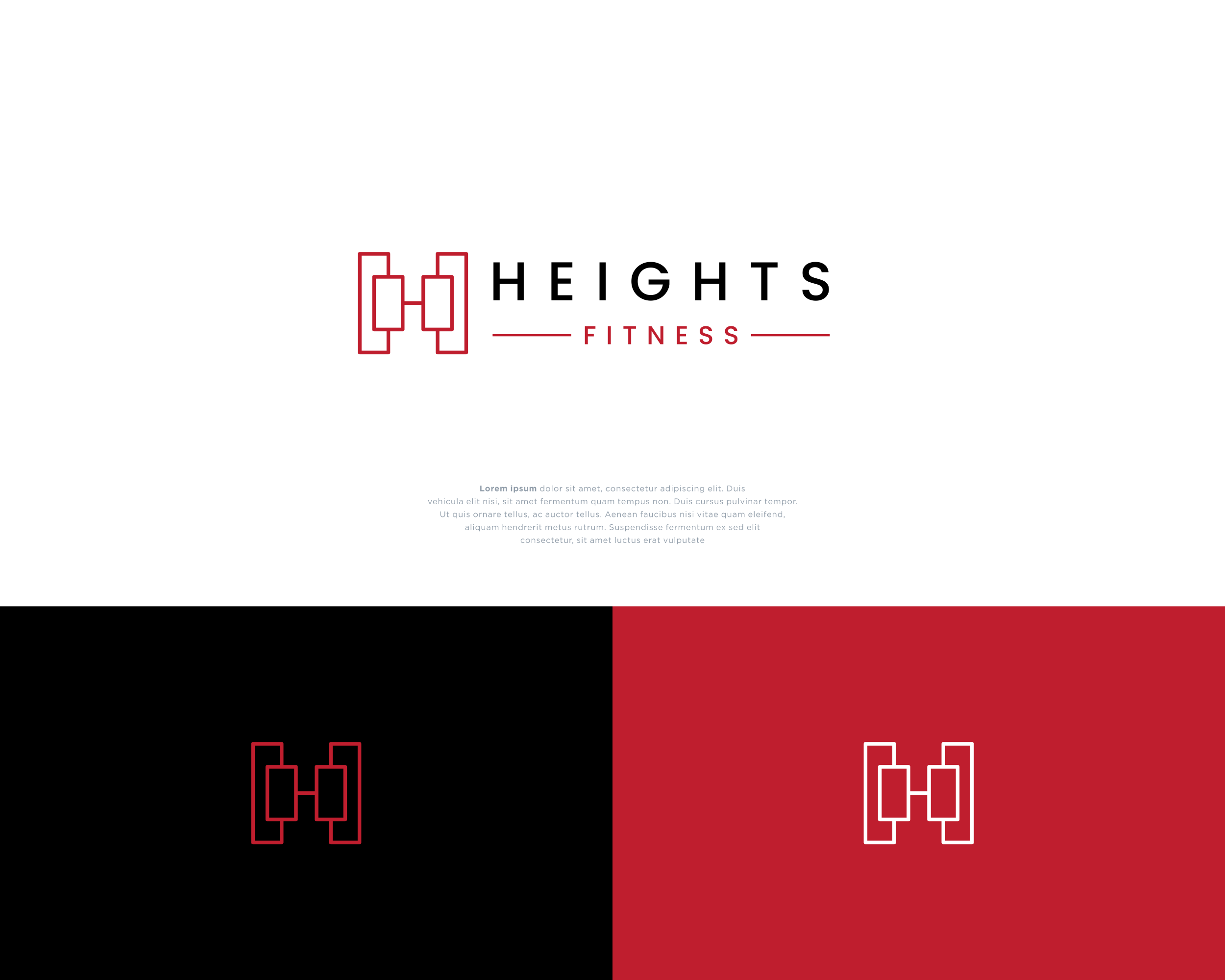 Design de Logo par MugiBerkah pour the heights fitness | Design #36974449