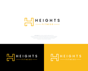 Logo Design by MugiBerkah for the heights fitness | Design: #36974469
