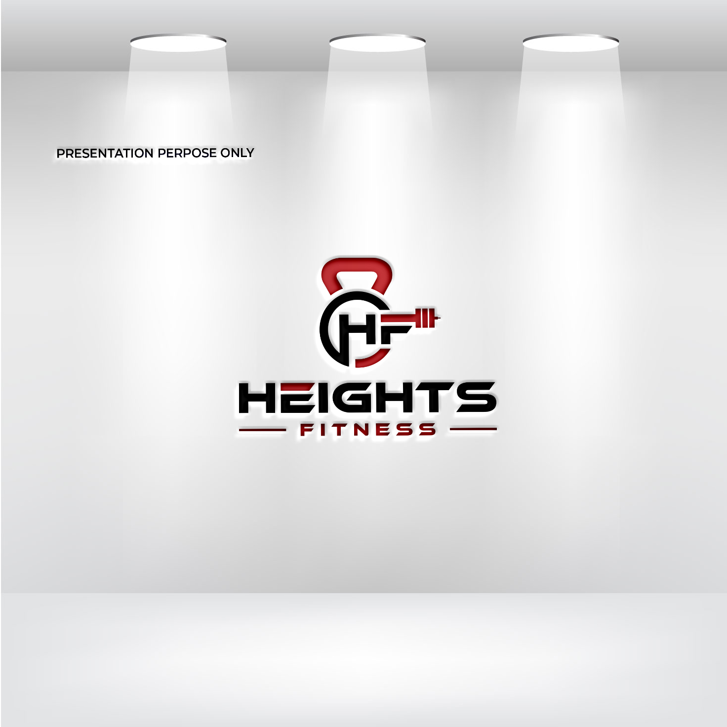 Logo Design by RS_Design for the heights fitness | Design #36957804