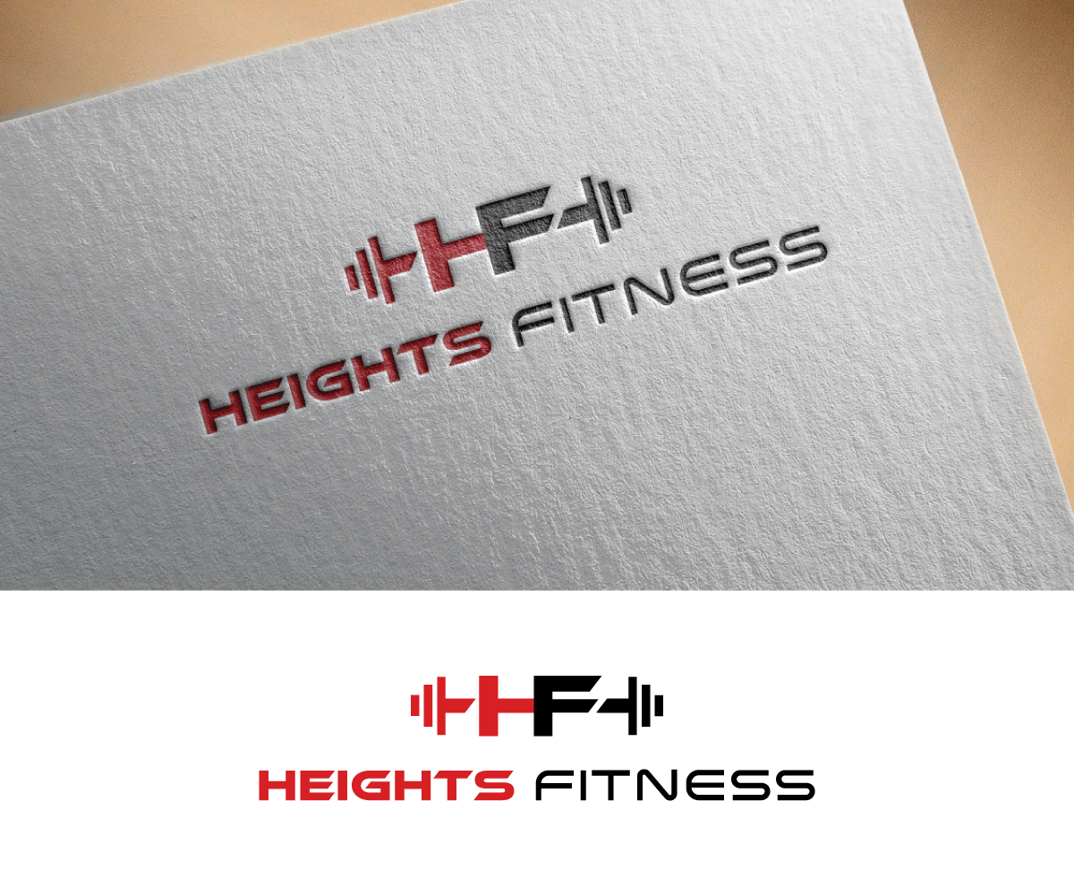 Logo Design by Nadim_art for the heights fitness | Design #36988261