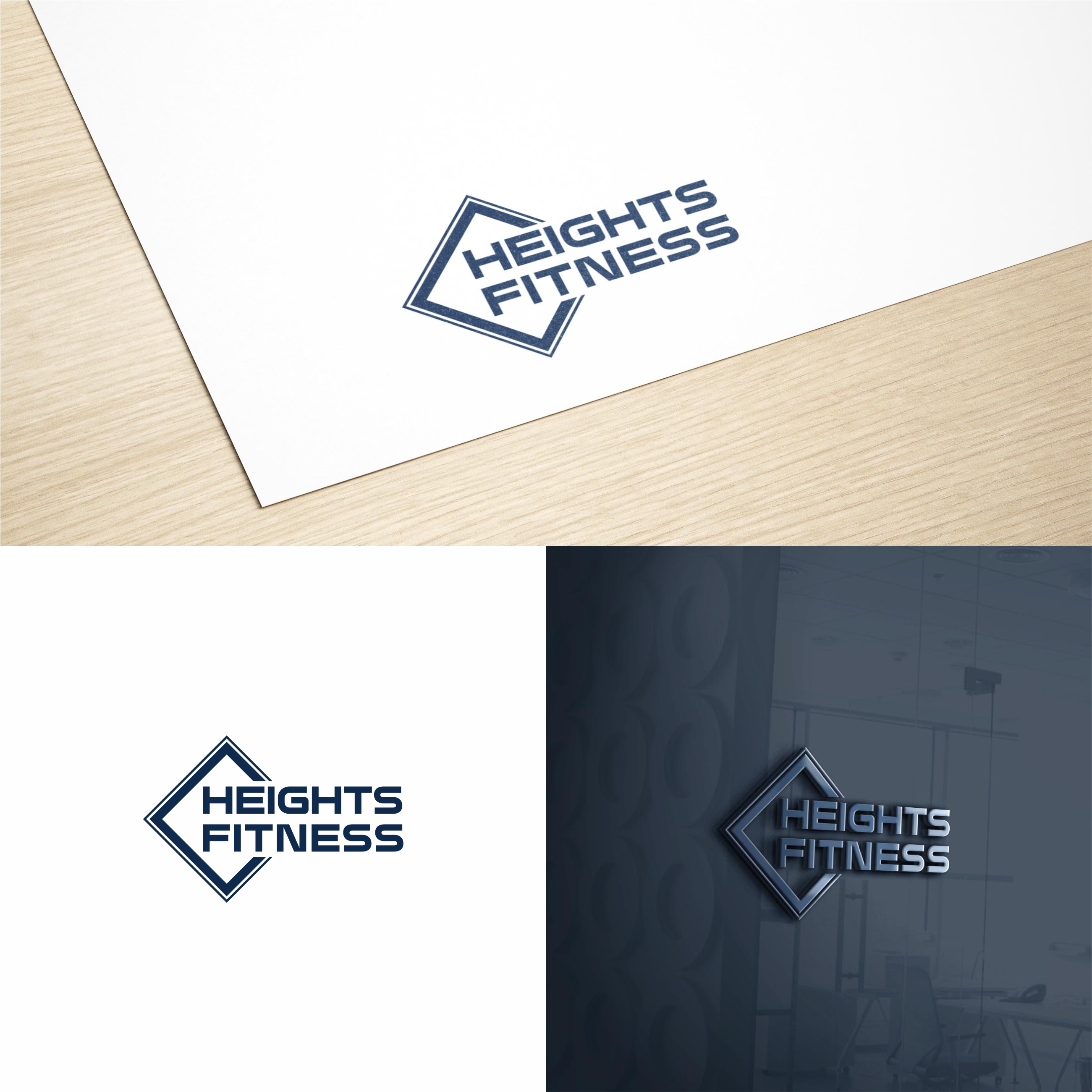 Logo Design by ndra for the heights fitness | Design #36955678