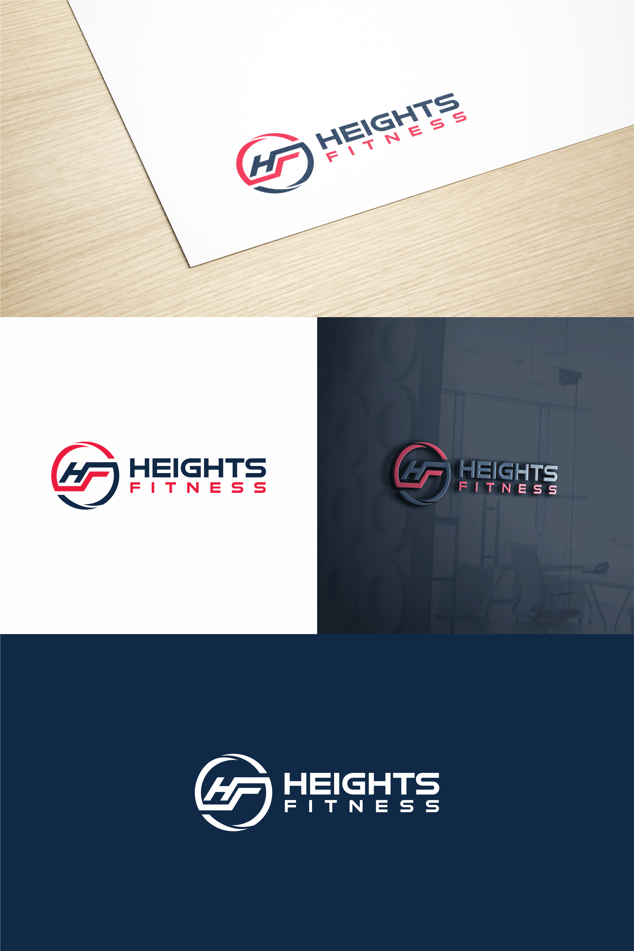 Logo Design by ndra for the heights fitness | Design #36957014