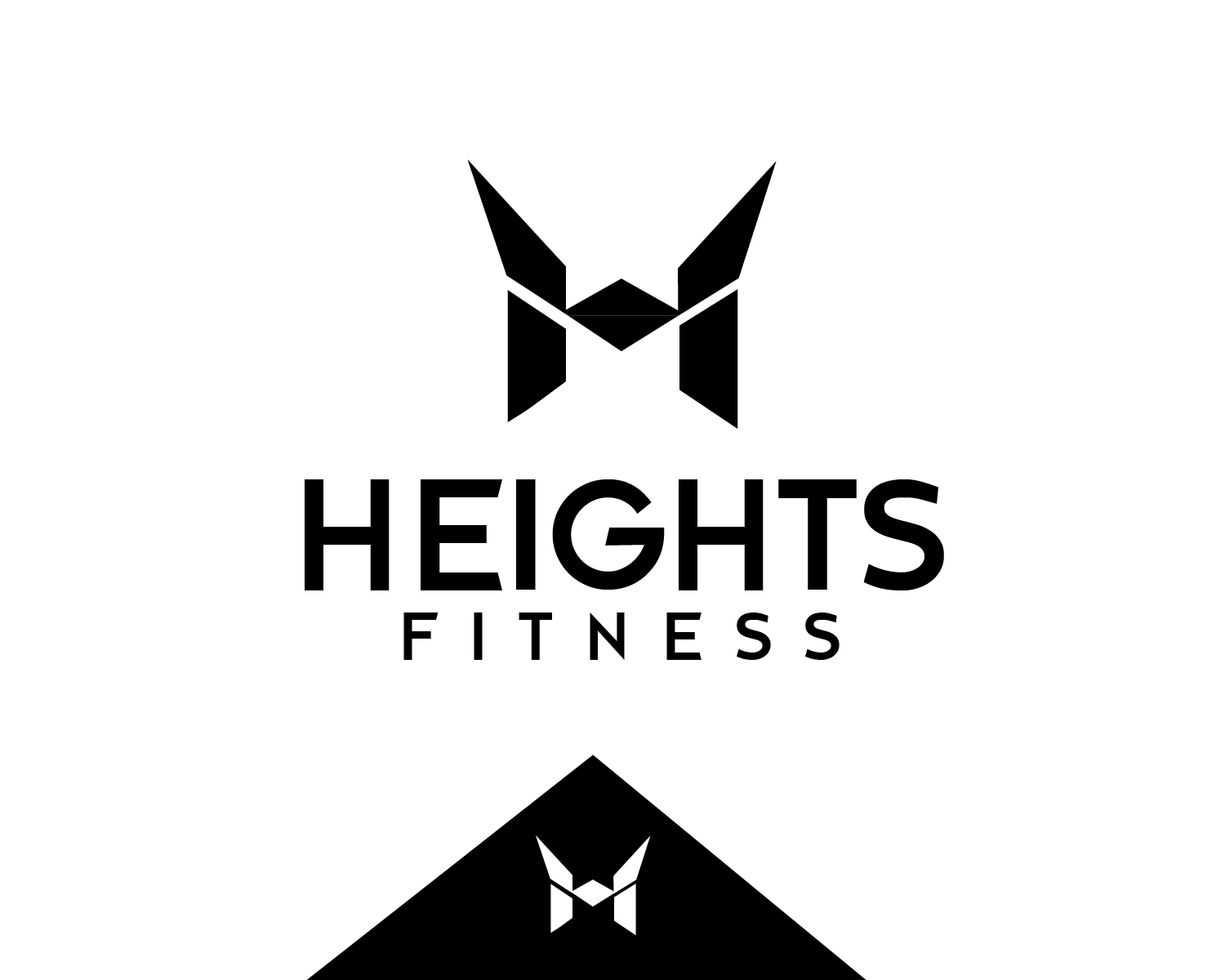 Logo Design by renderman for the heights fitness | Design #36954844