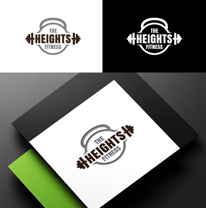 Logo Design by RA-bica for the heights fitness | Design #36955884